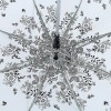 Белый зонтик трость  с цветочным узором Airton 16255-06