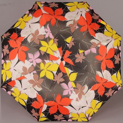 Компактный (24 см) женский зонт Airton 3515-149 Листопад