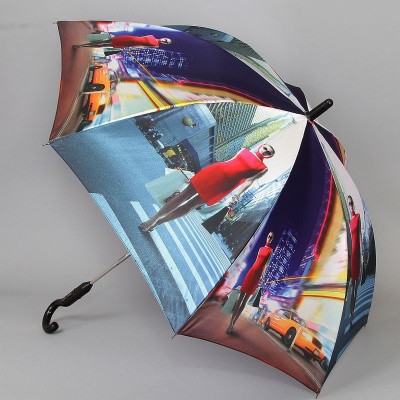 Зонт-трость полный автомат Ame Yoke L58-9803