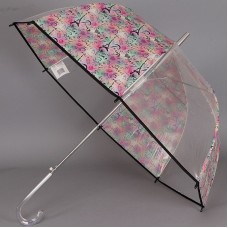 Зонт-трость Ame Yoke L60 Париж на прозрачном куполе