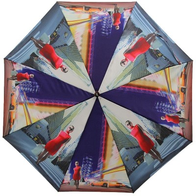 Женский сатиновый зонтик Ame Yoke OK58-9802 Шопинг