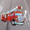 Детский прозрачный зонт трость ArtRain 1511-04 Пожарная машинка
