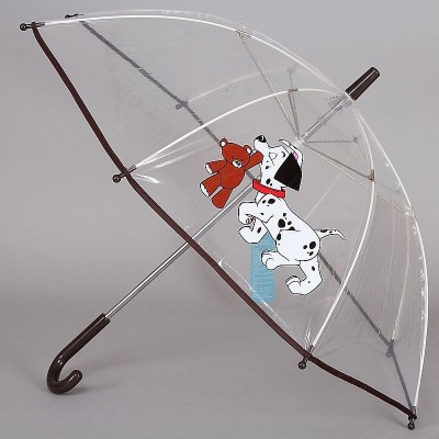 Детский зонтик трость прозрачный ArtRain 1511-01 Верный друг