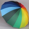 Зонт трость радуга с огромным куполом ArtRain 1692