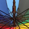 Зонт трость радуга с огромным куполом ArtRain 1692