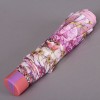 Легкий (280 гр) механический зонт женский ArtRain 3516 Цветы