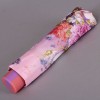 Легкий (280 гр) механический зонт женский ArtRain 3516 Цветы