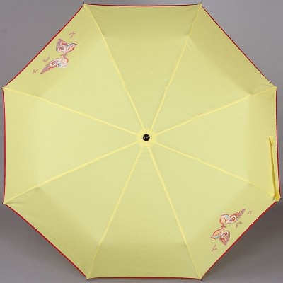 Желтый женский зонтик ArtRain арт.3911-1714 Бабочка