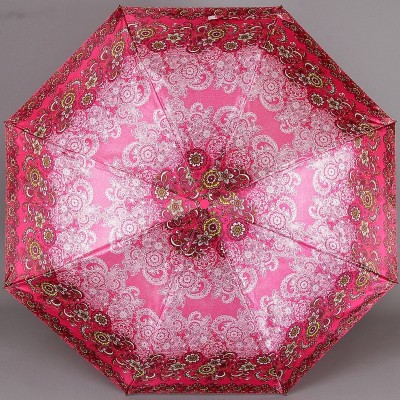 Зонт женский ArtRain 3914 Узоры на красном