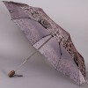 Зонт женский коричневый в узорах ArtRain арт.3914-1652