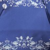 Женский синий компактный (23 см) зонтик ArtRain арт.4914-1637 Узоры
