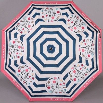 Компактный (23 см) женский зонт ArtRain арт.4916-1649 Paris