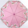 Зонтик в горошек с цветочками по канту супер мини ArtRain арт.5316-1643