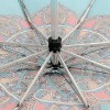 Зонтик женский бирюзовый (18см, 220гр, купол 92см) механика ArtRain арт.5316-1644 Узоры
