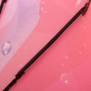Складной зонтик радуга с фиолетовой ручкой Dolphin 925