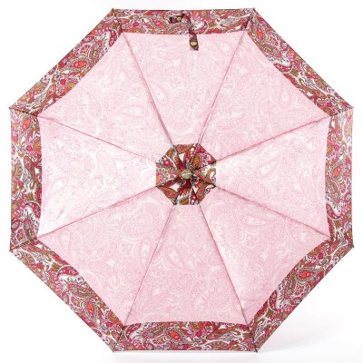 Зонт женский Doppler 744765 PE Paisley Турецкие огурцы в розовых тонах с кантом