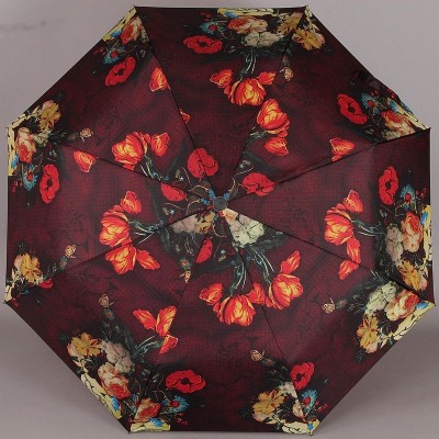 Зонтик женский полуавтомат Drip Drop 945-13 Цветы