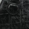 Черная кожаная женская сумка