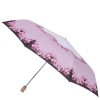 Зонт женский в полоску с цветочками Fabretti L-17106-2