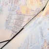 Плоский женский зонтик механика Lamberti 73116-1850 Зарисовки Парижа