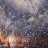 Зонт тематики город под дождем Lamberti 73745-1814 I love Rain