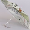 Плоский дизайнерский зонтик S.Nikas by Lamberti 75117-1867 Королевство кривых зеркал на фоне девушки в красном