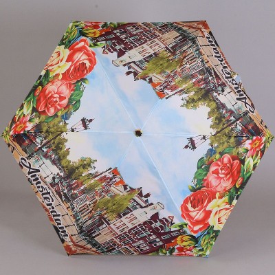 Зонтик с видами Амстердама супер мини (16 см) Lamberti 75129-1877