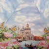 Мини зонт плоский Lamberti 75336-1852 Прогулки по Венеции в цветах