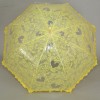 Зонтик детский Magic Rain 14891 Сердечки с рюшами желтый