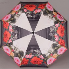Зонтик полуавтомат с розами Magic Rain 4232-1607