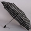 Мужской черный зонт серая, коричневая клетка Magic Rain 7021-1701