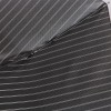 Мужской черный зонт в полоску с ручкой крюк Magic Rain 7022-1702