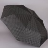 Черный мужской зонт серая клетка большой купол (123 см) Magic Rain 7025-1703
