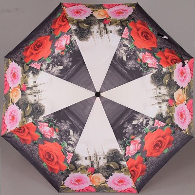 Зонт (полный автомат) женский Magic Rain 7232 Розы