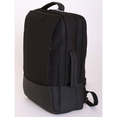 3017-01 Деловой рюкзак трансформер Чёрный
