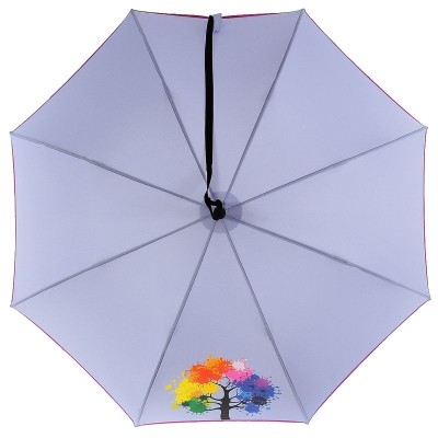 Женский зонт трость NeX 31611-037A Радужное дерево