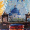 Женский зонт Planet 102-9803 Храмы и мосты Санкт-Петербурга