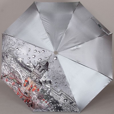 Зонт женский (полный автомат, 350 гр, купол 100 см) Planet 154-9803 Городские зарисовки