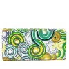 Лаковый цветной кошелек на полную купюру Primavera 807-17292-Y396