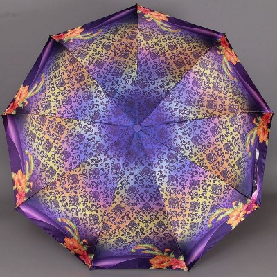 Женский зонт цветочной тематики Yuzont 437