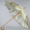 Зонт-трость женская Stilla 271 wood Абстракция с цветами