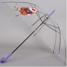 Прозрачный зонтик детский трость TORM 1171-06 Собачка