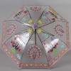 Зонтик детский трость прозрачный с павлинчиками TORM 14807-05