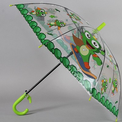 Зонтик детский трость со свистком TORM 14807-10 Лягушата