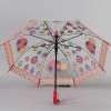 Зонтик детский трость прозрачный с божьими коровками TORM 14807-04