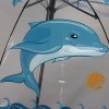 Детский зонтик со свистком прозрачный трость TORM 14807-07 Дельфинчики