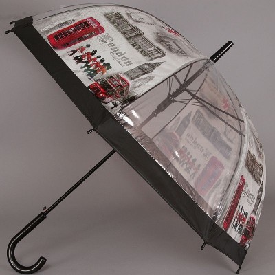 Прозрачный зонт трость TORM 14895-02 Лондон