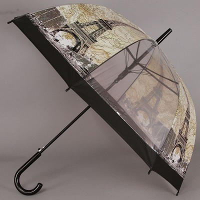 Зонт трость прозрачный TORM 14895-04 Париж