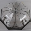 Зонт-трость прозрачный женский TORM 14895-07 Достопримечательности Парижа