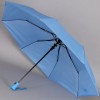 Голубой женский однотонный зонтик полуавтомат TORM 3431